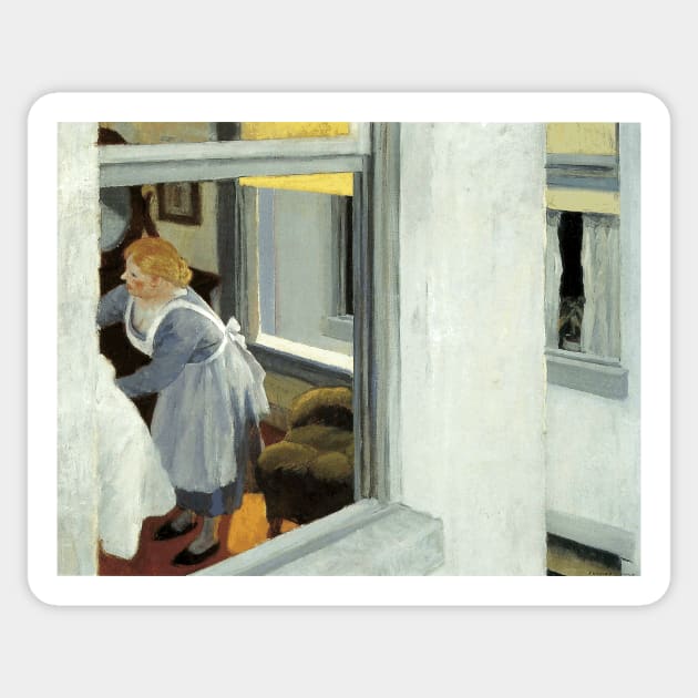 High Resolution Edward Hopper Apartment Houses 1923 Sticker by tiokvadrat